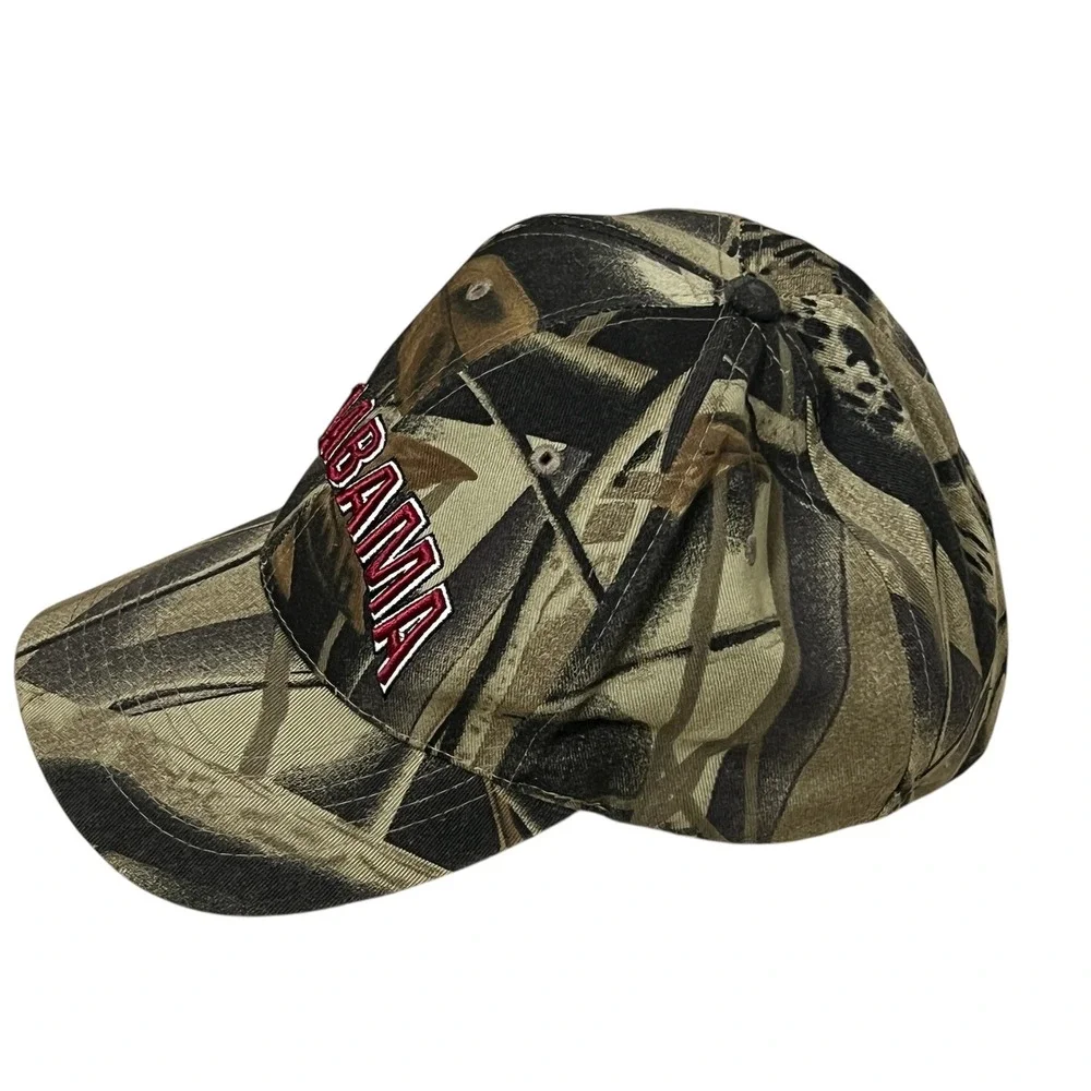 Alabama Crimson‎ Tide Camo Men Baseball Cap Hat Adjustable College Hunting